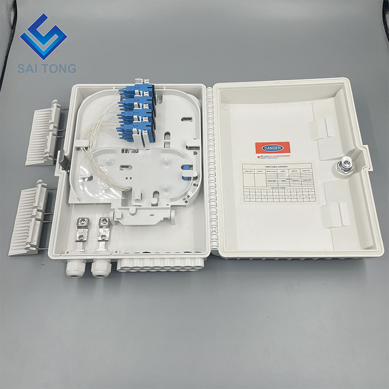 ODB NAP 16 nucleus opticus fibra terminalis archa 16 ports ftth fibra optica distributio arca parietis velit conscendi FTTH Box Cum Adapter