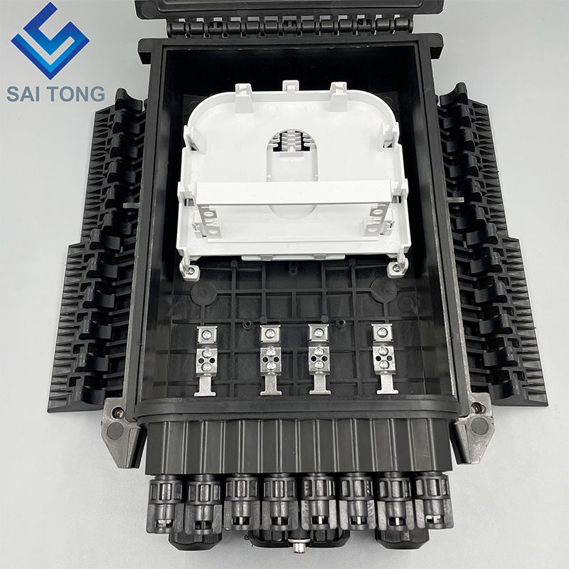 Velit 96 core Fiber Optic Splice clausura pro Occumbo Cable et PLC Splitter, moderato pretio cum 1:16 LGX PLC SCHISMATICUS