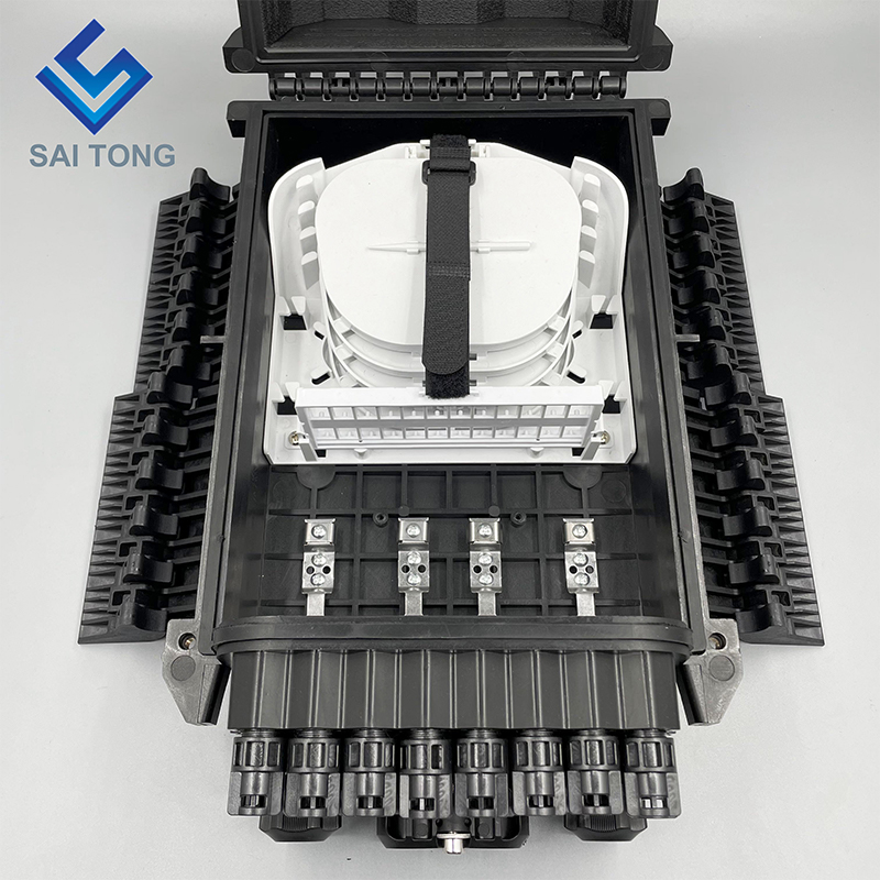 Velit Fiber Access Terminal Claustrum 96 metretas Wall Adscendens et Poli Adscendens Installation 16 Portus Fiber Optic Splice Clausura