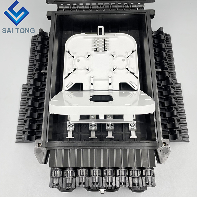 Velit 96 core Fiber Optic Splice clausura pro Occumbo Cable et PLC Splitter, moderato pretio cum 1:16 LGX PLC SCHISMATICUS