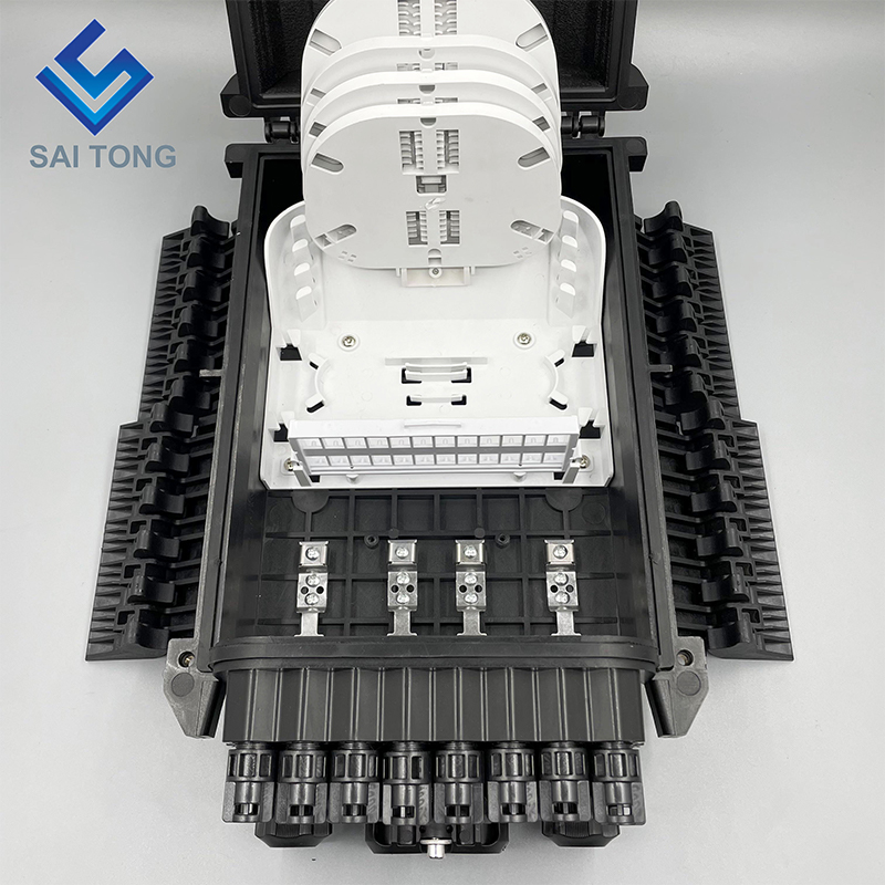 Velit Fiber Access Terminal Claustrum 96 metretas Wall Adscendens et Poli Adscendens Installation 16 Portus Fiber Optic Splice Clausura