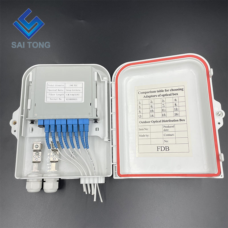 FTTH Outdoor Wall Mounted Fiber Optic Cable Access ftb box /8 Core Terminal Box/fibr distribution box