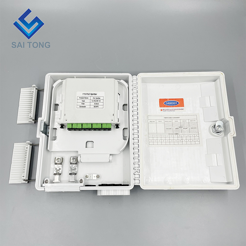 Factory ODB 8 coros opticorum fibra terminationis capsulae quintae 8 ports ftth SCHISMATICUS squamosus fibra optica distributio cistae altae qualitatis