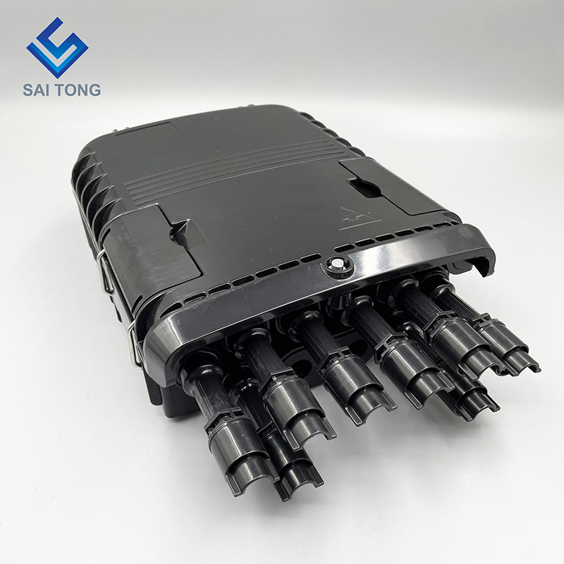 South America FTTH 2/8 Portus Fibra Optica Cajas Terminal Waterproof Fiber IP68 Distribution Box New junctura cum flange huawei