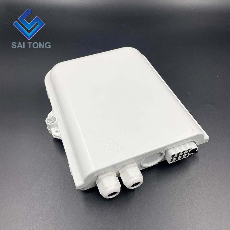 FTTH 8 Core Plastic Fiber Access Terminal Box Outdoor 8 Portus IMPERVIUS Purgamentum Cable Gland Gpon onu Fiber Optic Box FDB/ATB