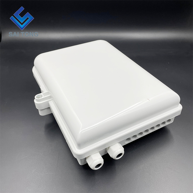 FTTH BOX 16 core velit 16 portus fibra distributio archa cum 1x16 plc SCHISMATICUS archa terminalis pro muro-montis et poli mounted