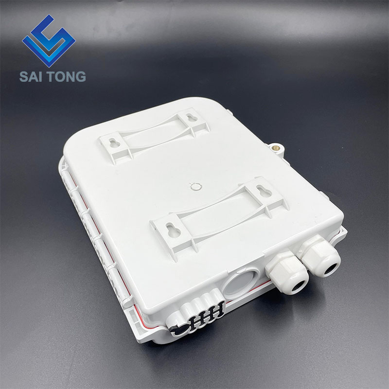 FTTH 8 Core Plastic Fiber Access Terminal Box Outdoor 8 Portus IMPERVIUS Purgamentum Cable Gland Gpon onu Fiber Optic Box FDB/ATB