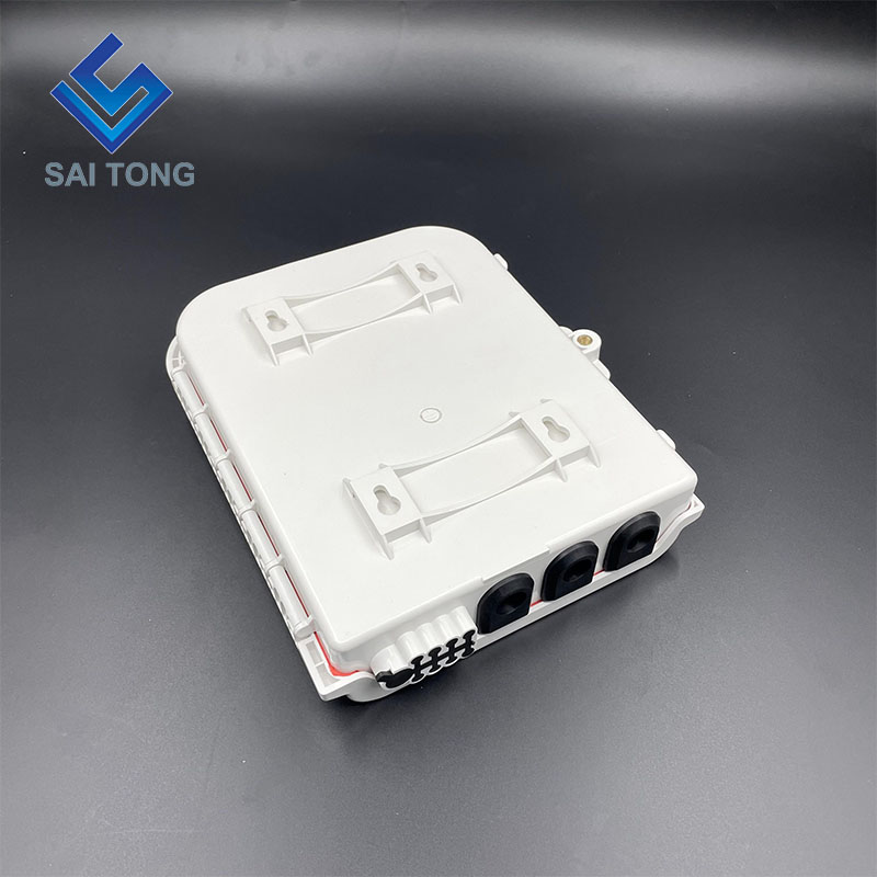 Factory Supple 8 core ftth box plc SCHISMATICUS 1 8 archa optica distributio 8 port NAP pro fibra armorum opticorum