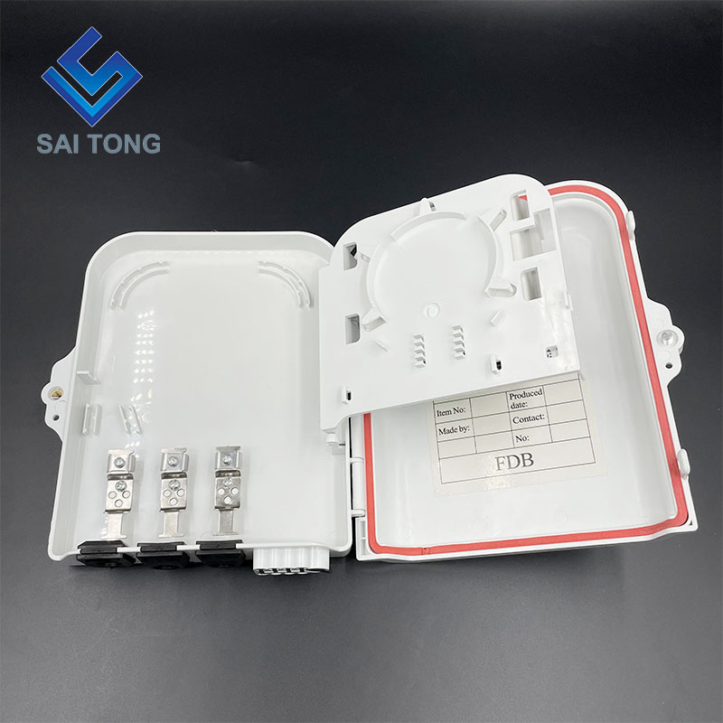 Velit IP65 IMPERVIUS 8 Core Fiber Optic Distribution Box 3 in 4 cum bonis abs materialibus