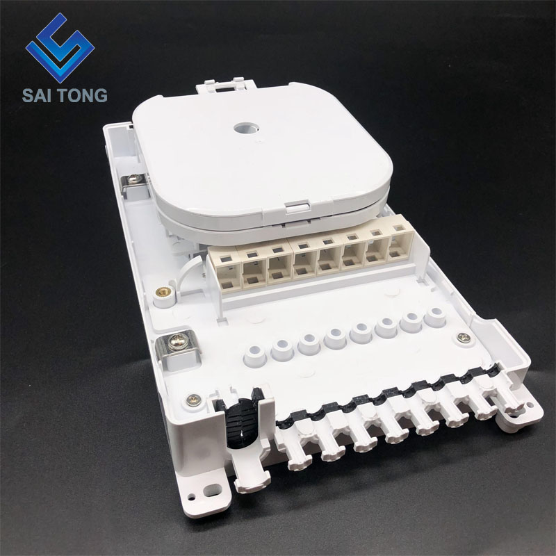 Saitong FTTH In Stock Sinis Manufacturer 8 fibra Weatherproof Outdoor FTTH Distributio Fibra Optica Terminatio Box HUAWEI Type