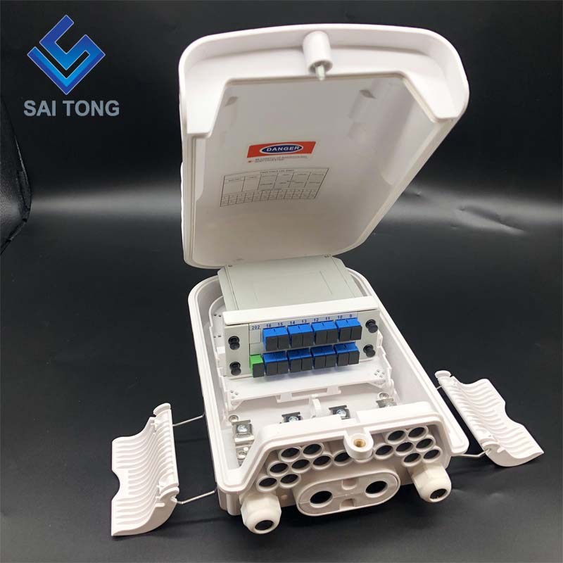 Saitong 16 Core fibra optica arca PLC FTTH FTTX FTTP Terminatio fibra optica Box