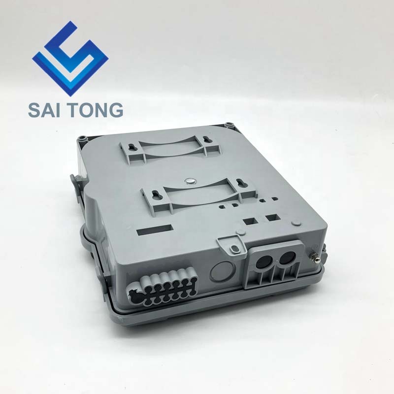 FTTH Outdoor 12 Core/port IP65 Fiber opticus Connector Box impervius Gland Gpon Onu Fiber Optic Splice Box Plastic BOX NAP