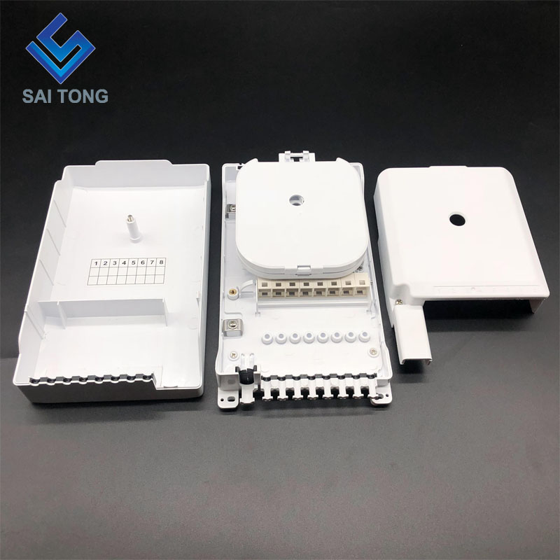 Saitong FTTH In Stock Sinis Manufacturer 8 fibra Weatherproof Outdoor FTTH Distributio Fibra Optica Terminatio Box HUAWEI Type