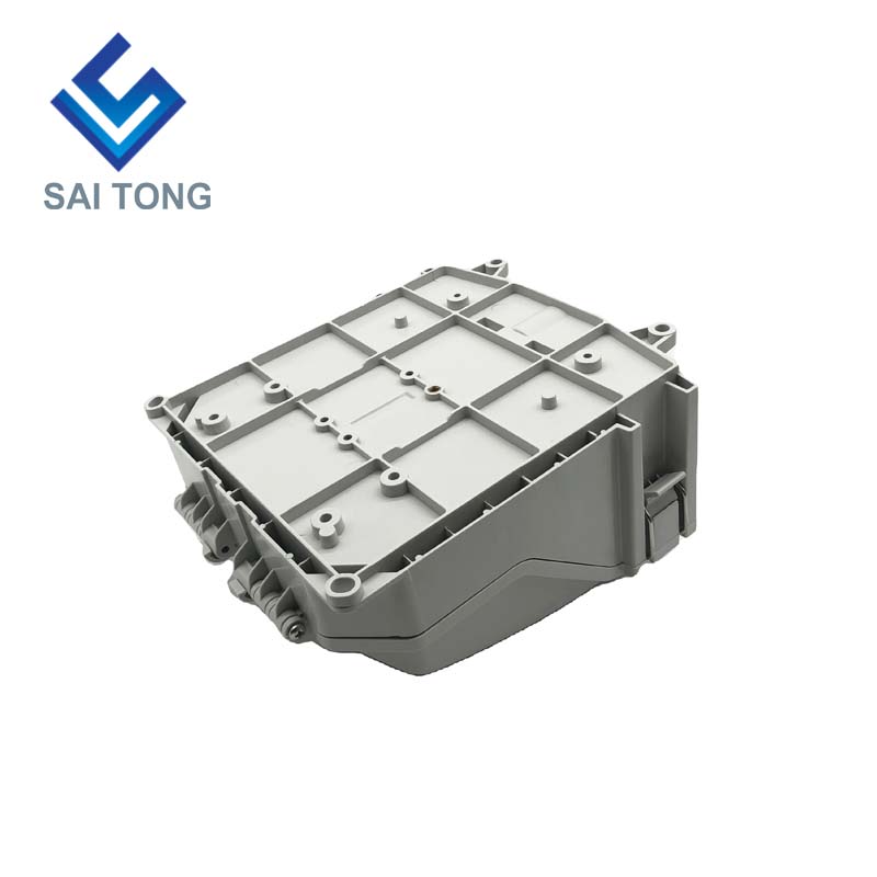 FTTH Saitong IP65 16 core fibra optica Terminal Box PC+ABS Material Outdoor 16 Portus Distributio loculi cum 2 lance