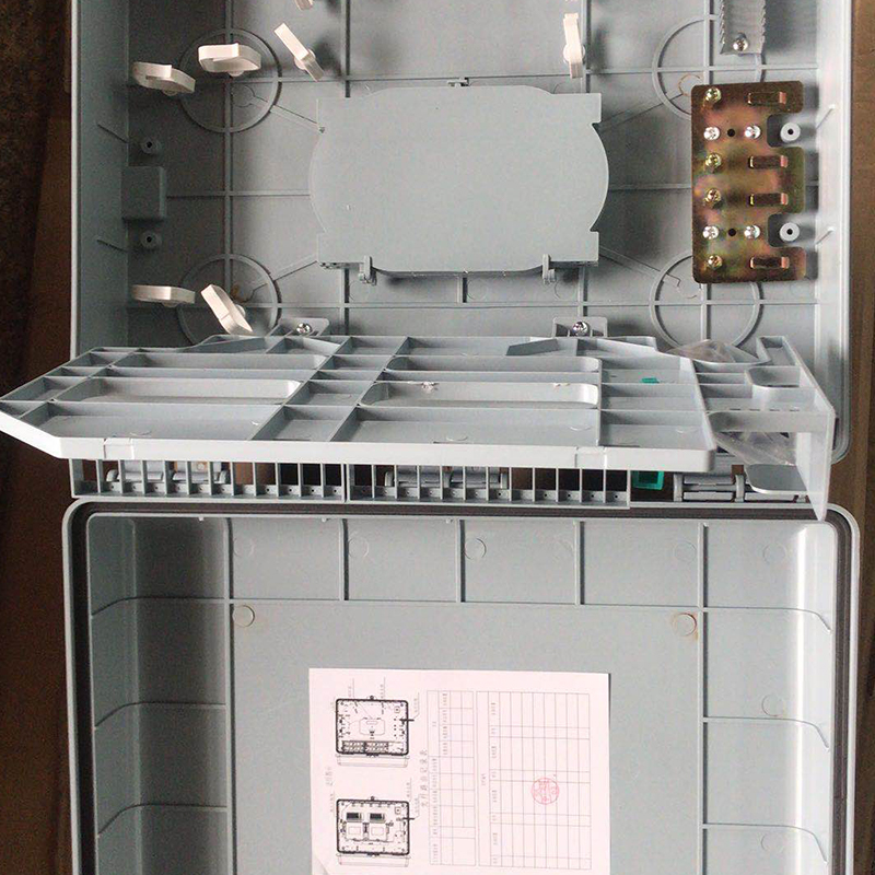 FTTH BOX 16 core velit 16 portus fibra distributio archa cum 1x16 plc SCHISMATICUS archa terminalis pro muro-montis et poli mounted