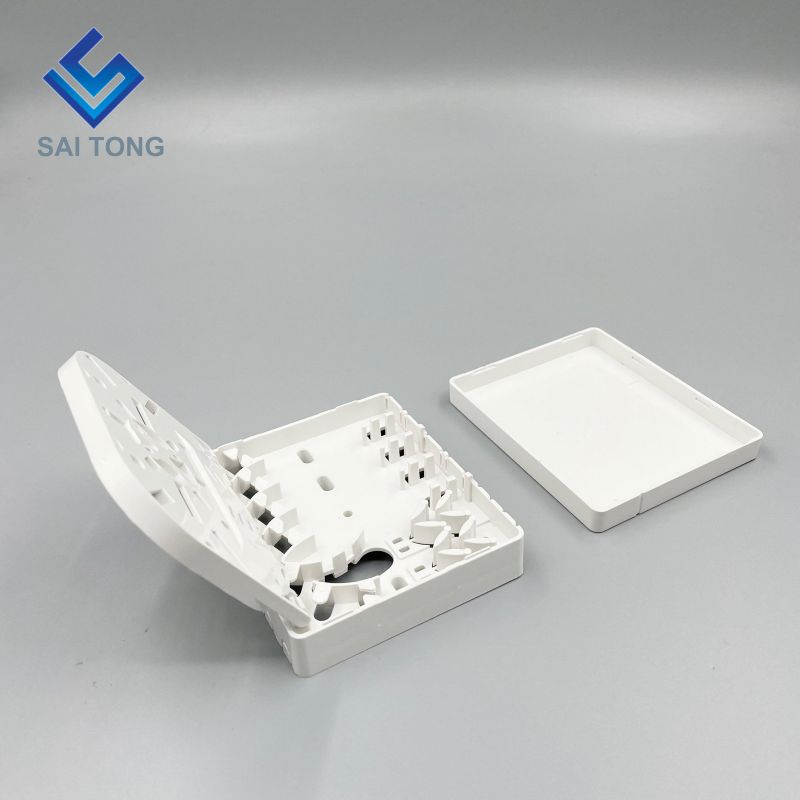 Vestibulum FTTH velit 4 core SC/APC Pulvis Shutter Adapter Splitter Terminal Box/ Factory Price Fiber Optic Wall Socket