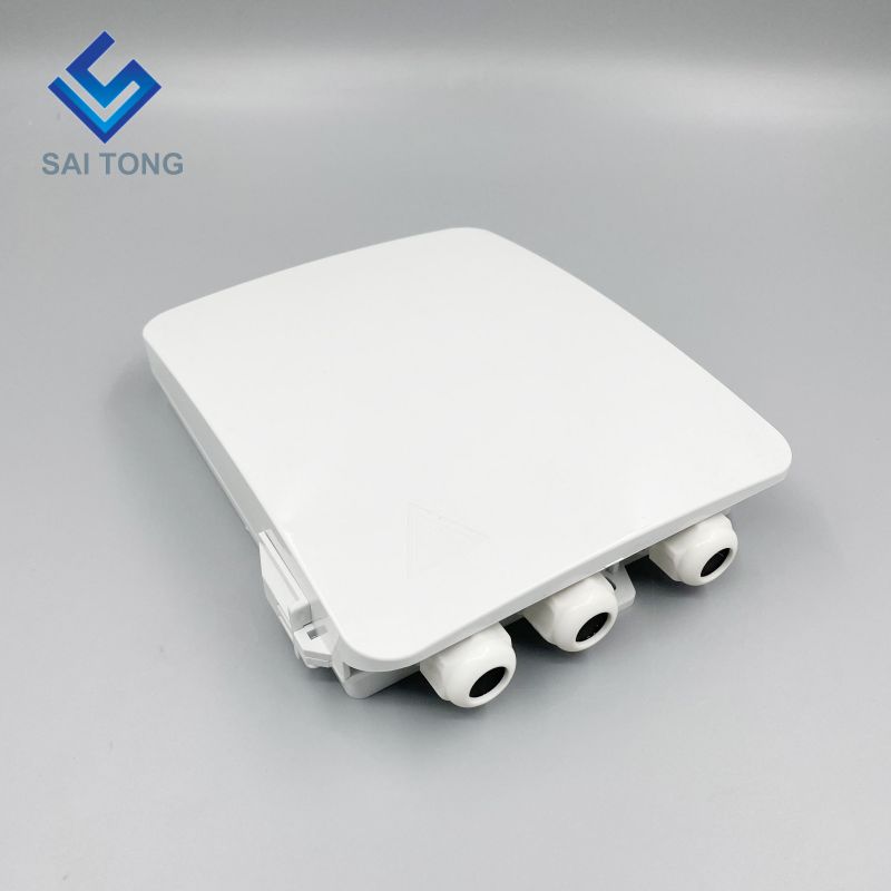 Cixi Saitong FTTH 8 Core fibra optica archa terminalis indoor 8 fibra portus fibra Box murus ascendens 1 in/3 out FDB Nova product