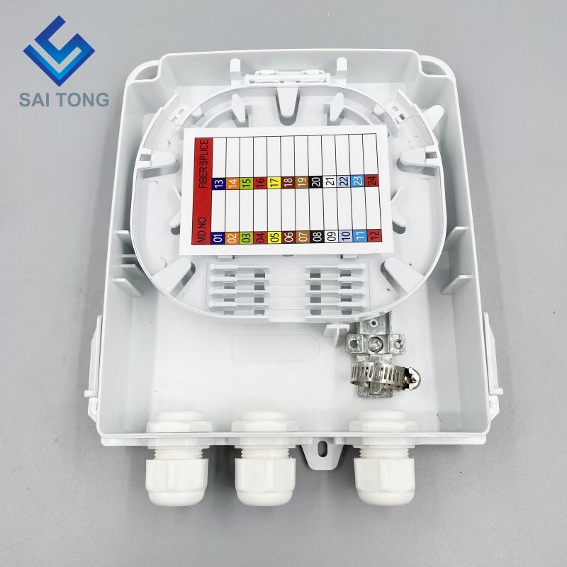 Cixi Saitong FTTH 8 Core fibra optica archa terminalis indoor 8 fibra portus fibra Box murus ascendens 1 in/3 out FDB Nova product