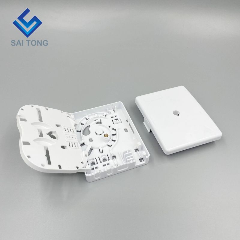 2 Core IMPERVIUS FTTH Dustproof Fiber Optic Terminatio Box/2 Portus SC Fibra Optic Wall Socket/ Desktop Small FTTH Box