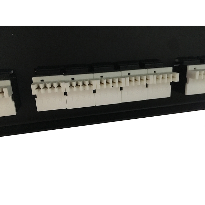 2U 19'' 50 Portus RJ11 Krone Jackets, Steel Bracket Cat3 Patch Panel Blank obtentu utp Cat3 RJ11 Patch panel