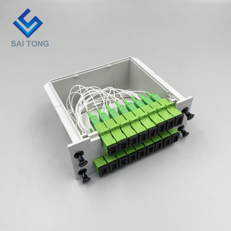 Optical SC/APC 1x16 LC LGX Box Type 1:16 Cassette Module PLC Fiber Optic Splitter