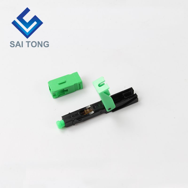 FTTH Fiber Optic Fast connector sc apc viridis color fibra cable fast connector Quick Connector Field congregation Singlemode