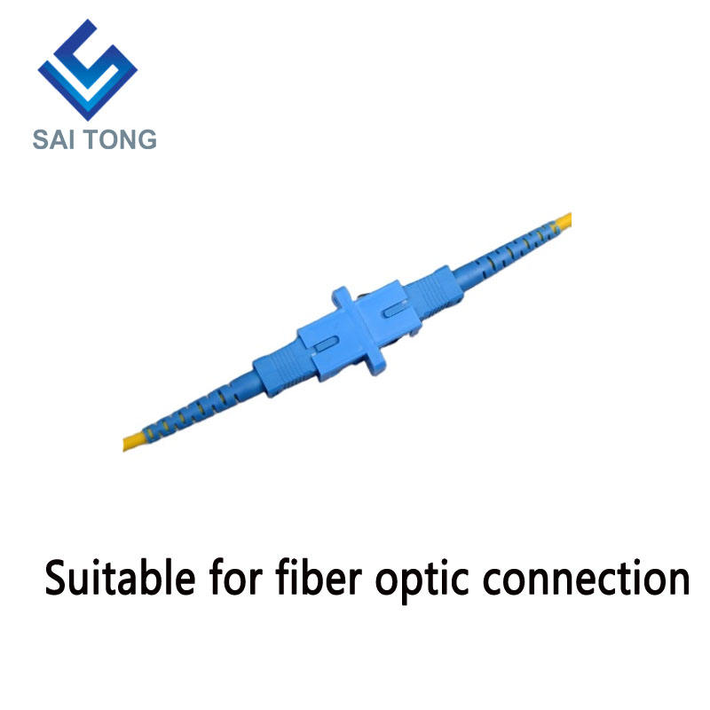 SC-SC PC UPC SM Simplex Fiber Optic Connector Cheap price SC/UPC Fiber Adapter for Fiber Testis