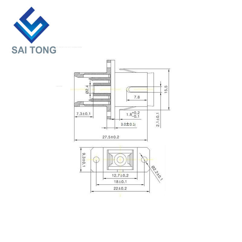 SC-SC PC UPC MM Simplex Fiber Optic Connector Cheap price SC/UPC Fiber Adapter for Fiber Testis