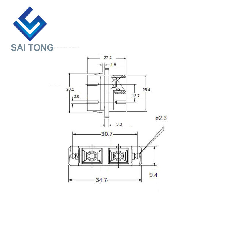 SC-SC APC MM Duplex Fiber Optic Connector Cheap price SC/UPC Fiber Adapter for Fiber Testis