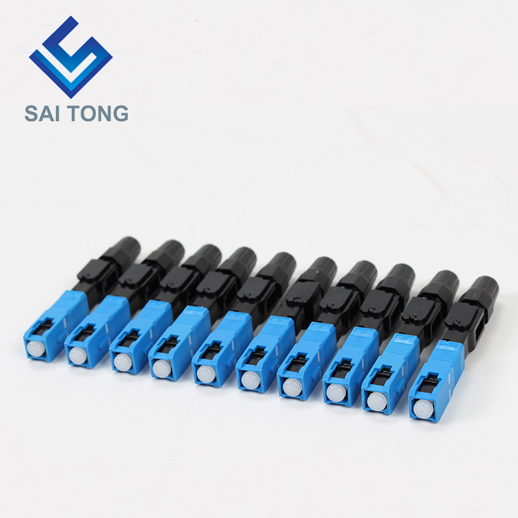 Saitong Supple Communication apparatu velox iungo sc/upc ftth Fibre Optic Fast Connector Fiber Connector