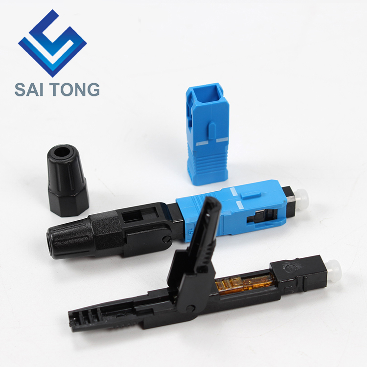 Saitong Supple Communication apparatu velox iungo sc/upc ftth Fibre Optic Fast Connector Fiber Connector