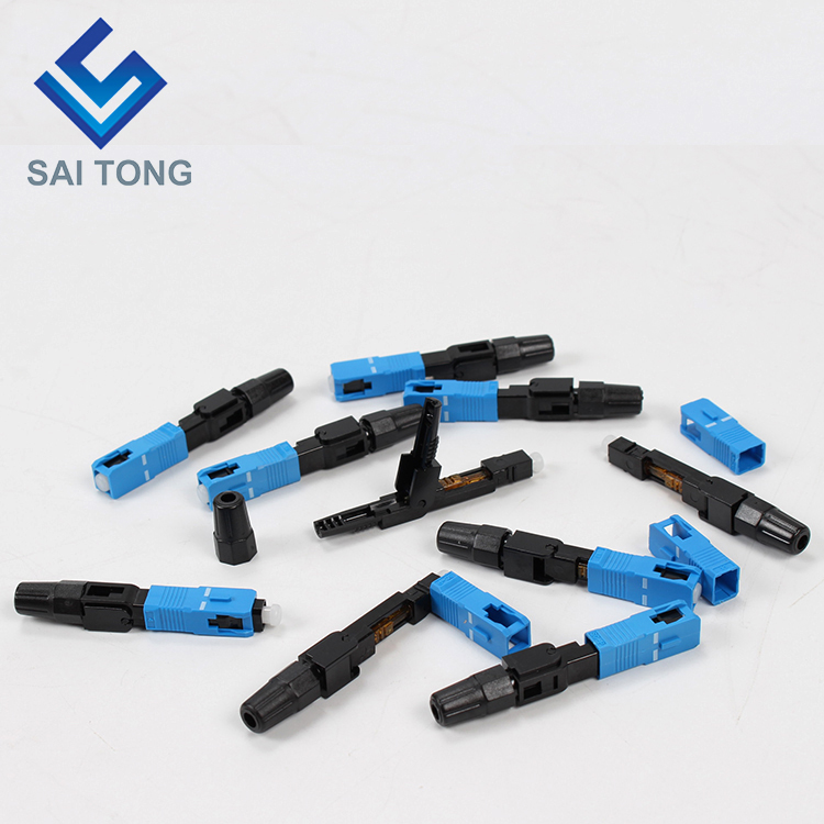 Saitong Supple Communication apparatu velox iungo sc/upc ftth Fibre Optic Fast Connector Fiber Connector