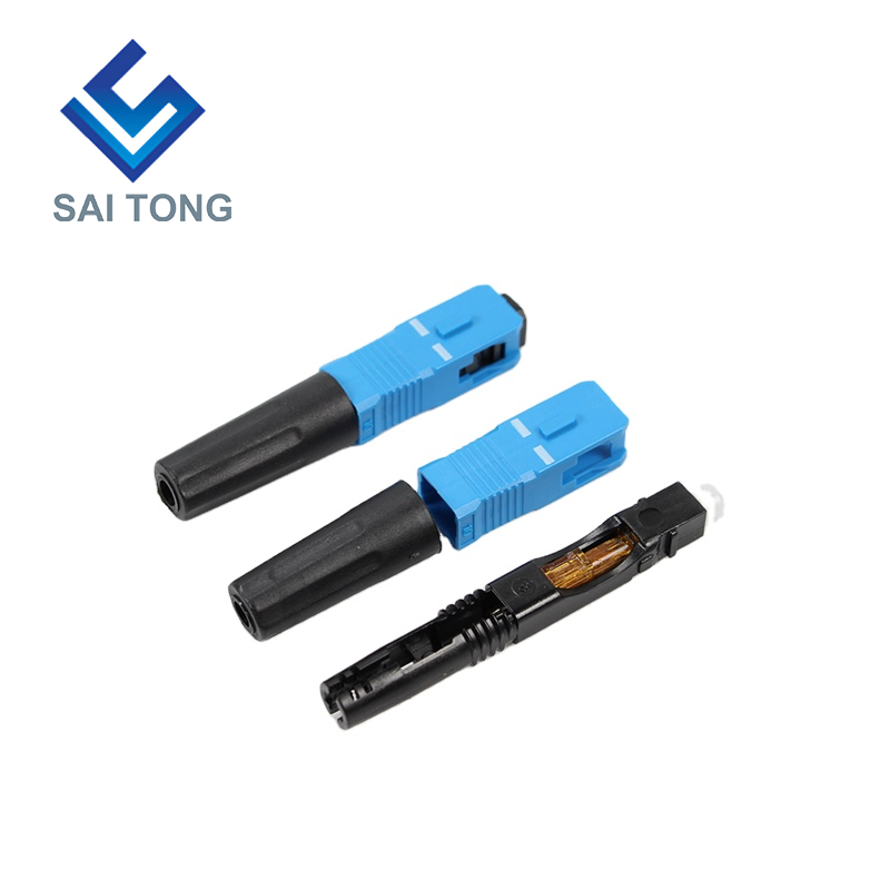 Saitong Supple Communication apparatu velox iungo sc/upc ftth Fibra Optic Fast Connector