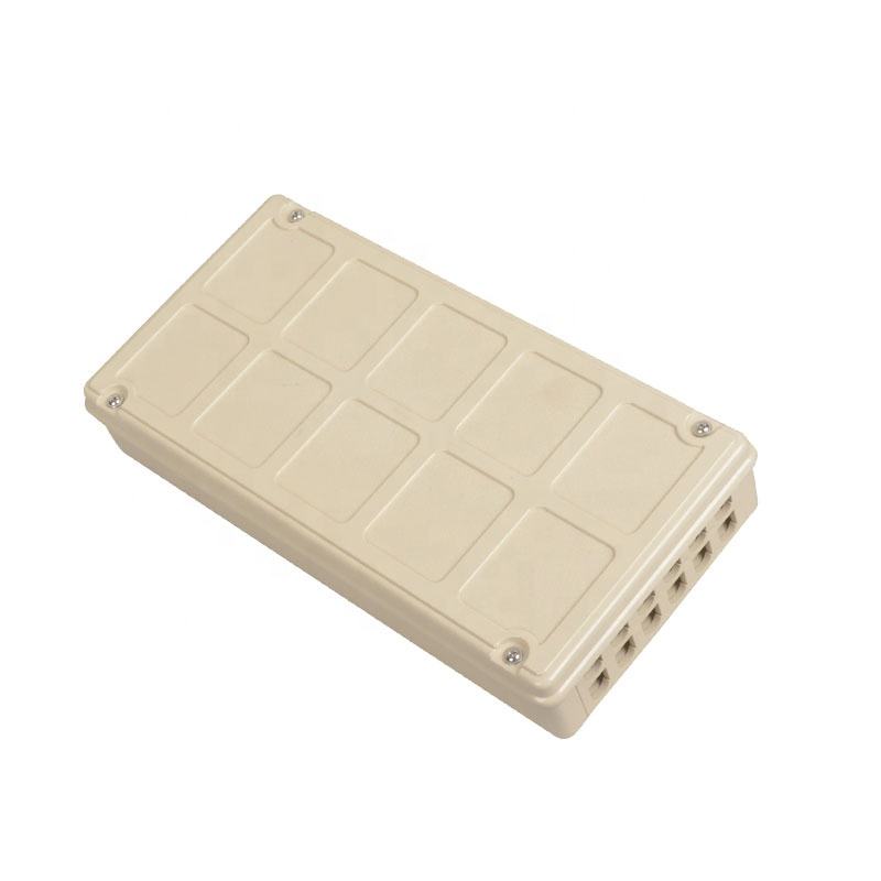 Plastic terminal box 12 core wall vel eculeo mons available Indoor and Outdoor FTTH Fiber Faceplate Optic Patch Panel