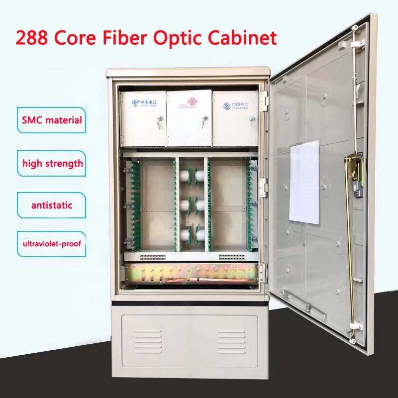 SaiTong FTTH Splice 288 Core fibra optical SMC scrinium IMPERVIUS IP55 smc fibra scrinium Support for Latin or customized