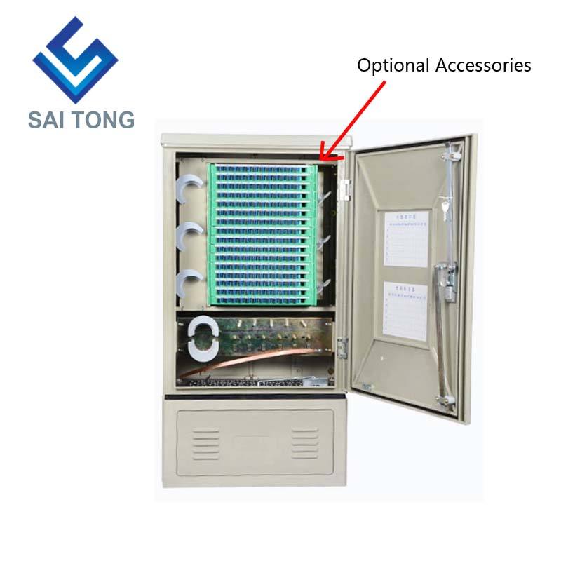 SaiTong FTTH 144 Core cross connect scrinium of telecom instrumenti SMC velit IMPERVIUS IP55 144 nucleus fibrarum opticorum repositorum ODF