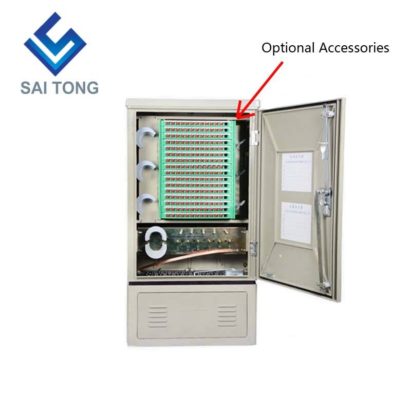 SaiTong FTTH 144 Core cross connect scrinium of telecom instrumenti SMC velit IMPERVIUS IP55 144 nucleus fibrarum opticorum repositorum ODF