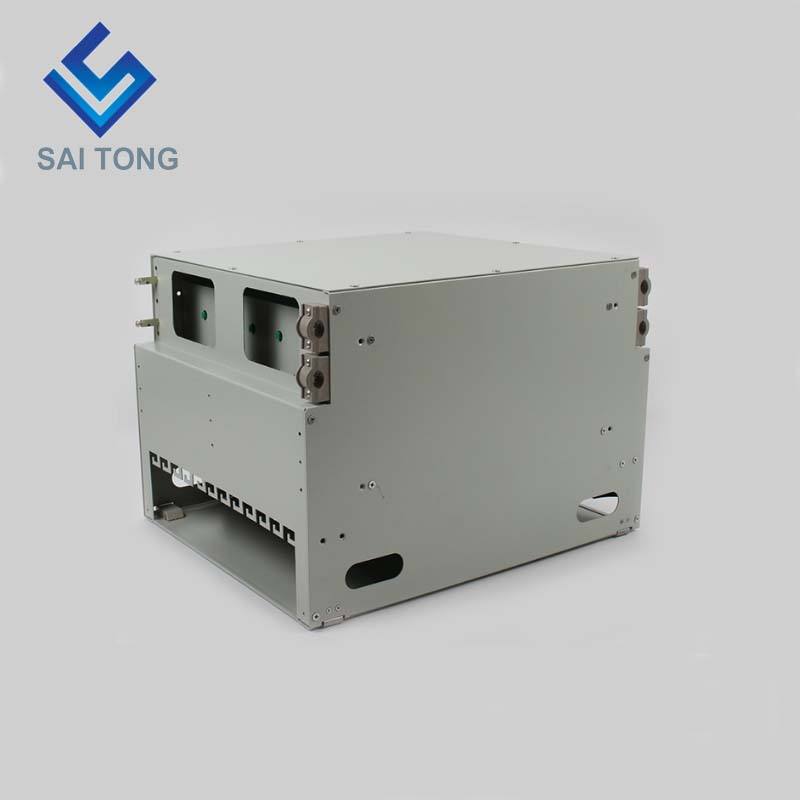 2022 SaiTong FTTH 19 Inch Rack Mount 144 Portus Cabinet SC/FC ODF 12U 144 core Fibra Optical Distribution Frame Optional Full Load